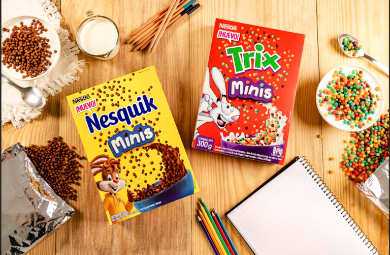 Nestlé innova con los nuevos cereales Nesquik Minis y Trix Minis
